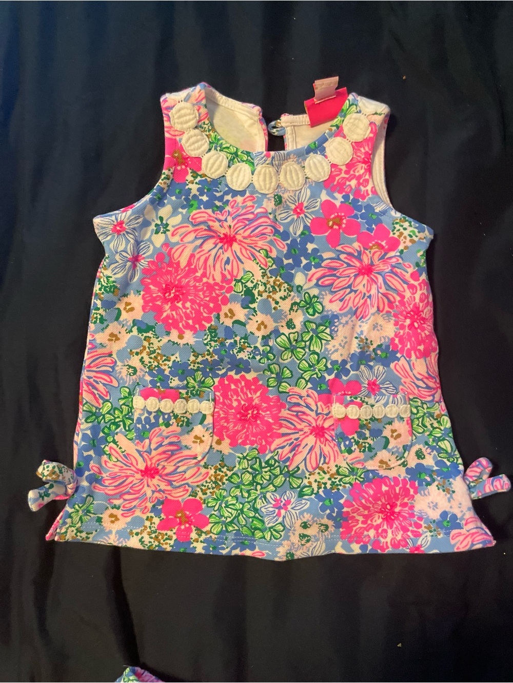 Lilly Pulitzer Pink, Blue & Green Floral Tank Dress